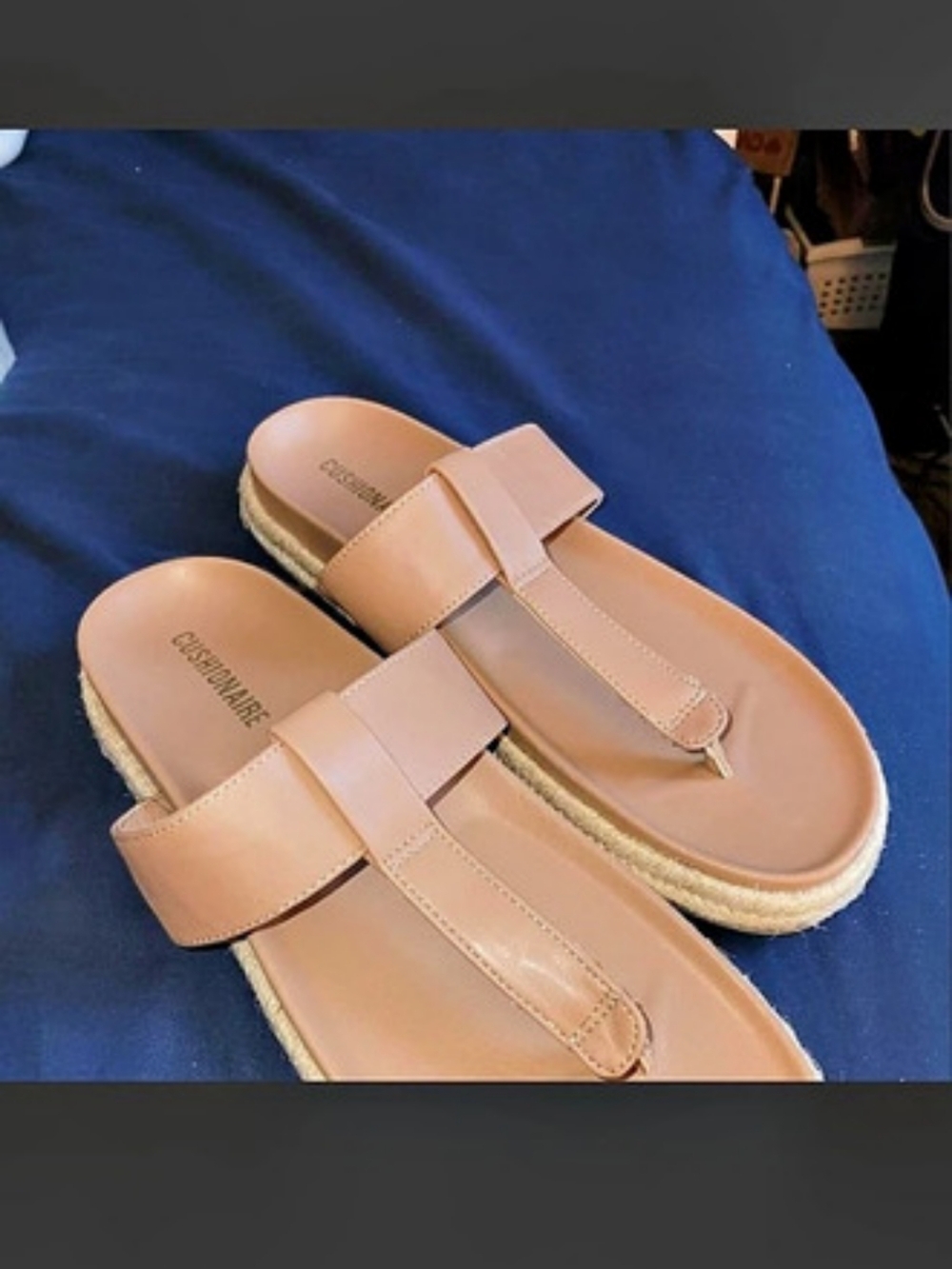 Cushionaire Nacho Espadrille  Sandals Latte  US 9.5